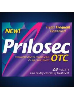 Prilosec/Omeprazole 40 mg. 14 tablets