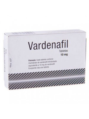 Vardenafil/Levitra 10 mg. 4 tablets