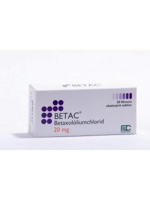 Betac 20 mg. 30 tablets