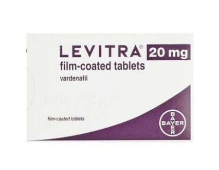 Levitra 20mg. 4 tablets