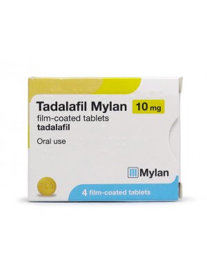 Tadalafil 10 mg. 12 tablets