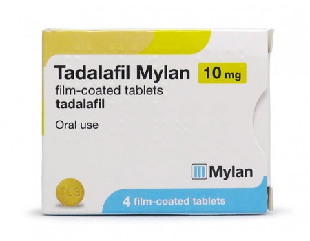 Tadalafil 10 mg. 8 tablets