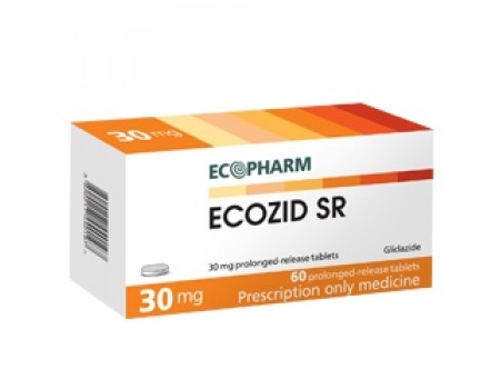 Ecozid SR 30 mg. 60 tablets