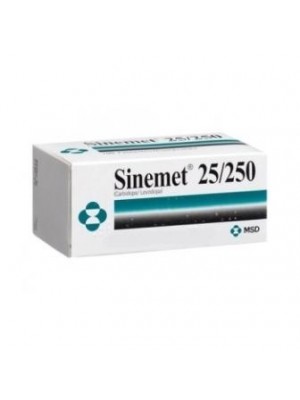 Sinemet 25 mg. 250 mg. 98 tablets