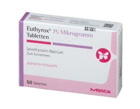 Euthyrox 75 mcg. 90 tablets