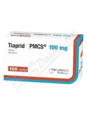 Tiapride 100 mg. 20 tablets