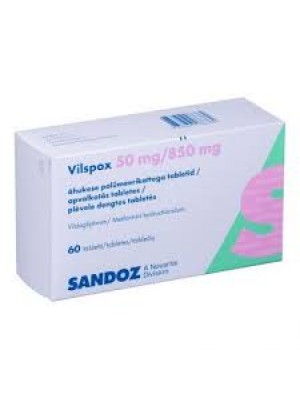 Vilspox 50 mg. / 850 mg. 30 tablets