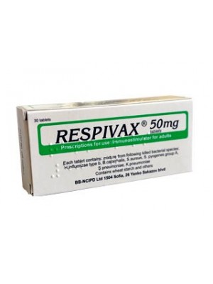 Respivax 50mg. 30 tablets