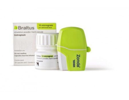 Braltus 10 mcg powder for inhalation  30 capsules