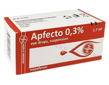 Apfecto eye droops 3 mg / ml 1.7 ml.