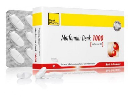 METFORMIN . 1000 mg. 30 tablets