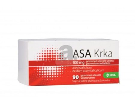 ASA 75 mg. 30 tablets