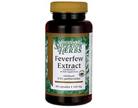 Feverfew 380 mg. 100 capsules