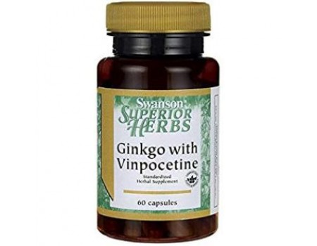 Ginkgo with Vinpocetine 60 capsules