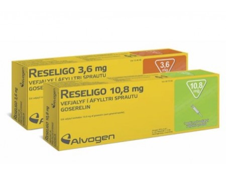 Reseligo 10.8 mg. 1 syringe