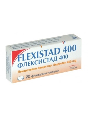 Flexistad 400 mg. 20 tablets