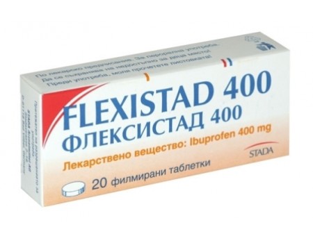 Flexistad 400 mg. 20 tablets