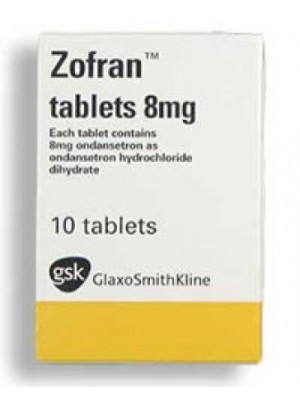 Zofran 8 mg. 10 tablets