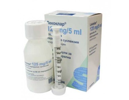 Lekoklar 125 mg. / 5 ml. 60 ml.