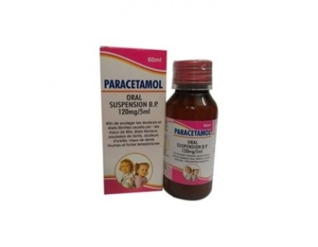 Paracetamol syrup 125 ml.