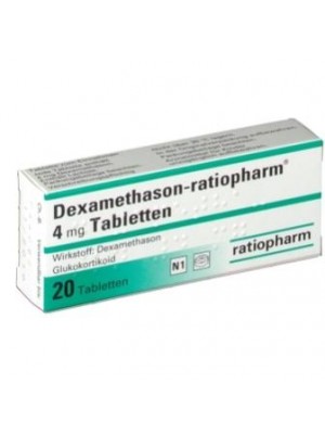 Dexamethason 4 mg. 20 tablets