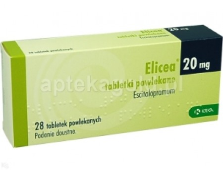 Elicea 20 mg. 28 tablets
