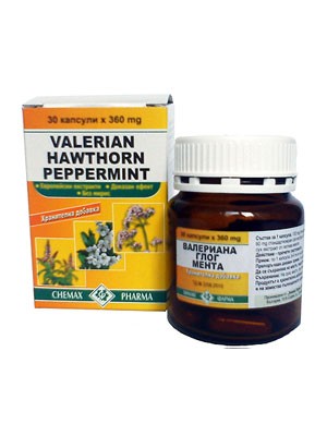 Valerian Hawthorn Peppermint 30 tablets