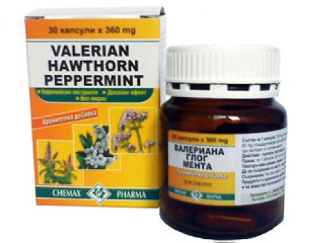 Valerian Hawthorn Peppermint 30 tablets
