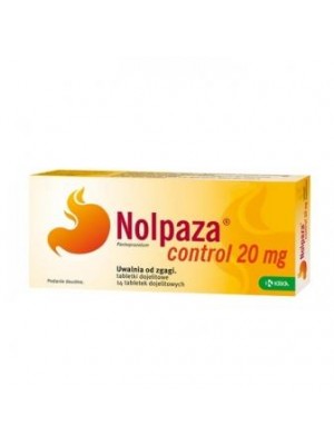 Nolpaza Control 20 mg. 14 tablets