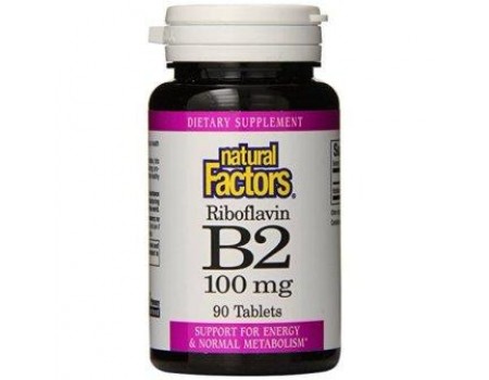 Vitamin B2 100 mg. 90 tablets