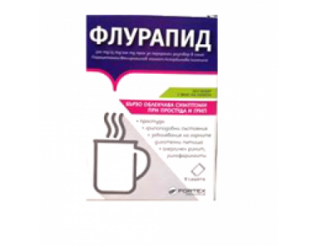 Flurapid 500 mg. 8 sachets