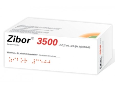 ZIBOR 3500 IU. 2 injections