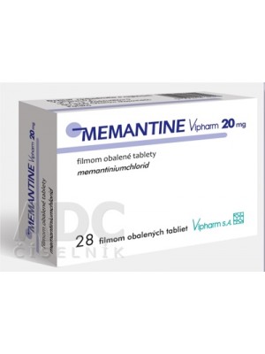 MEMANTINE 20 mg. 28 tablets