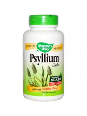 Psyllium 525 mg. 180 capsules
