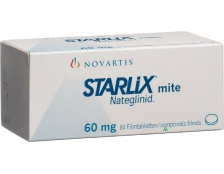 Starlix 60mg. 84 tablets