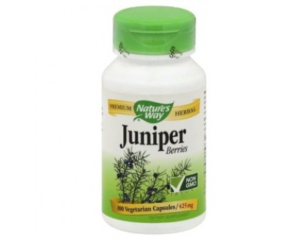 Juniper Berries 425 mg. 100 capsules