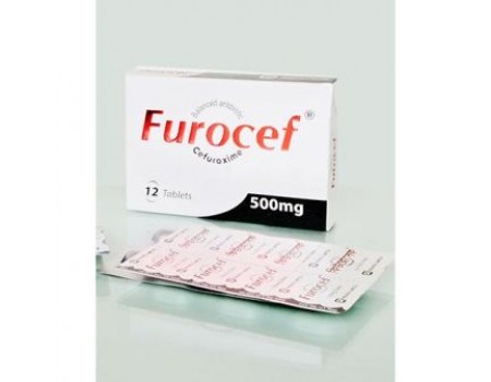 Furocef 500 mg. 10 tablets