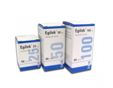 Egilok 25mg. 60 tablets