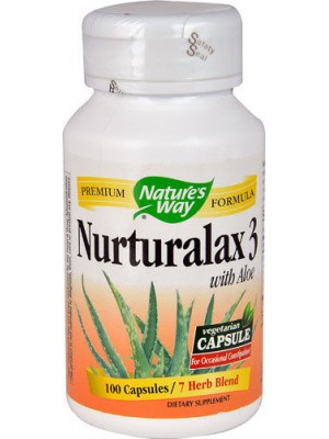 Naturalax 3 with Aloe 430 mg. 100 capsules