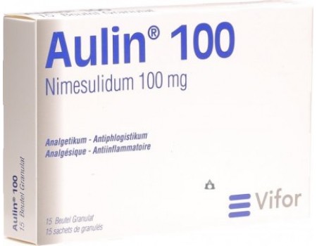 AULIN 100 mg. 9 sachets