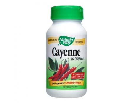 Cayenne 450 mg. 100 capsules