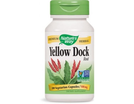 Yellow Dock 500 mg. 100 capsules