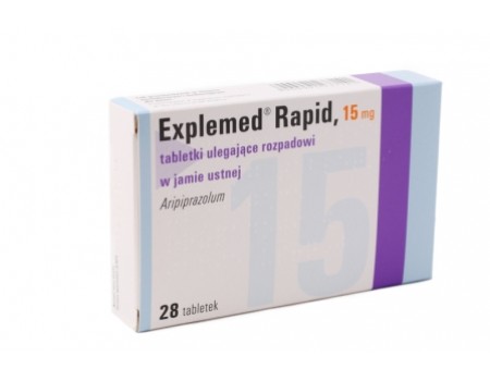 Explemed Rapid 15 mg. 28 tablets