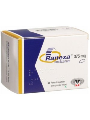 Ranexa 375mg. 60 tablets