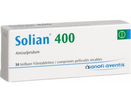 Solian 400 mg. 30 tablets