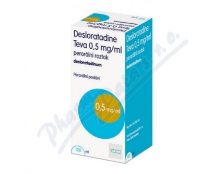 Desloratadine 0,5 mg/ml. 120 ml.