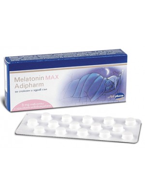 MELATONIN MAX 3 mg. 30 tablets
