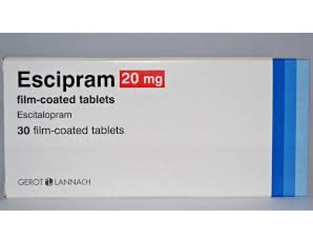 Escipram 20 mg. 30 tablets