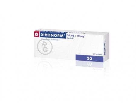 Dironorm 20 mg. 10 mg. 30 tablets