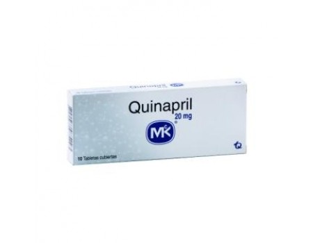 Quinapril 20 mg. / 12.5 mg. 10 tablets